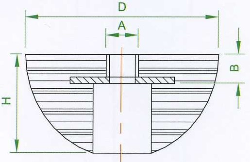 Rubber Uitsparing - 6170-R